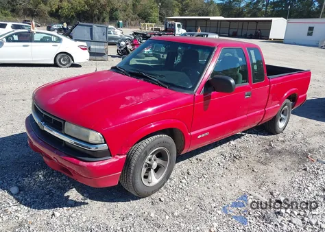 1998 Chevrolet S-10 Ls Fleetside из США, поврежденный, VIN 1GCCS19X2W8186583